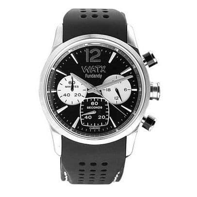 Kvinnoarmband - WATX - FUNDANDY CRONO RWA0480 - Kvarts - Digital - Gummi