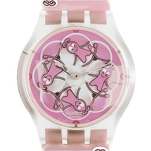 Montre - Swatch - Love Hands Supk108 JYTJ5 - Kvarc - Analog - Rosa Multicolor