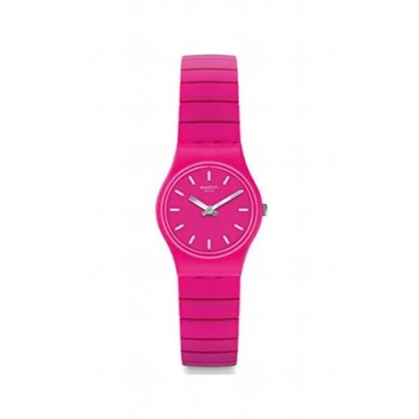 Klocka - Swatch - Flexipink LP149A - Kvarts - Silikon - Rosa