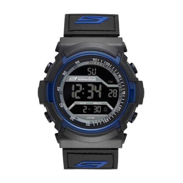 Digital klocka - Skechers - SR1032 - Quartz - Svart - Vattentålighet 30 Atm