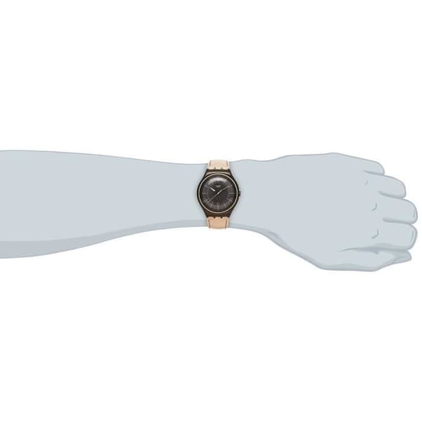 Klocka - Swatch - YWB400 - Kvarts - Analog - Brunt läder