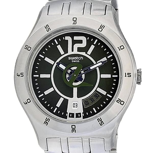 Klocka - Swatch - YTS407G - Kvarts - Analog - Grönt stål