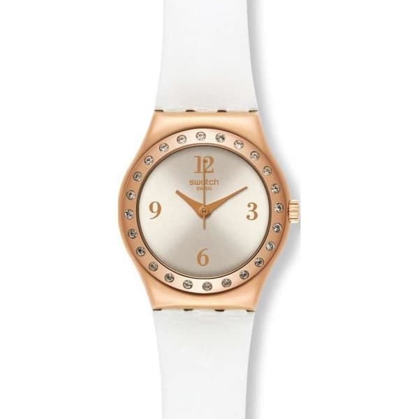 Klocka - Swatch - YSG133 - Quartz - Analog - White Resin
