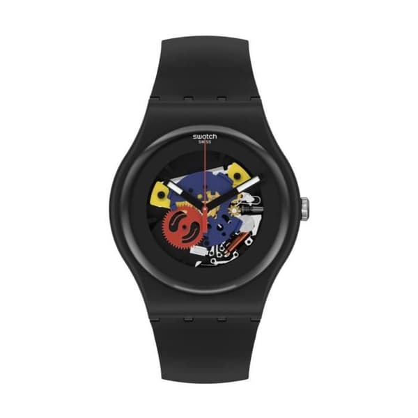 Klocka - Swatch - S029B107 - Analog - Quartz - Flerfärgad, Svart