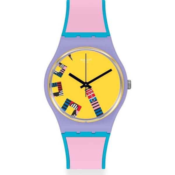 Klocka - Swatch - GZ342 - Gul - Quartz Swiss Made - Analog