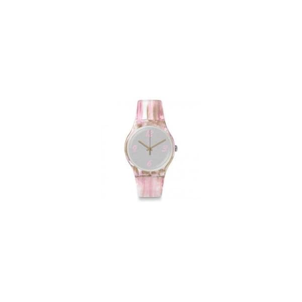 Klocka - SWATCH - NEW GENT PINKQUARELLE SUOW151 - Rosa - Kvarts - Vattentålighet 3 ATM