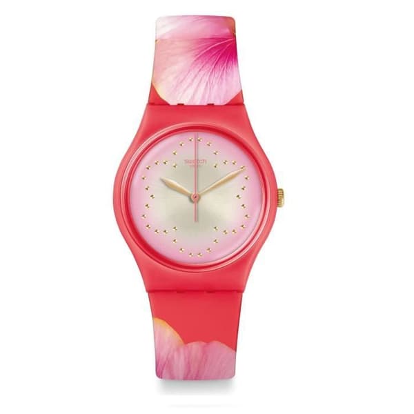 Klocka - Swatch - Fiore Di Maggio - 34mm - Silikon - Vattentålighet 30m