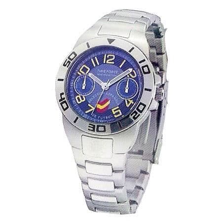 Klocka - Time Force - TF3233B03M - Quartz - Analog - Blue Steel