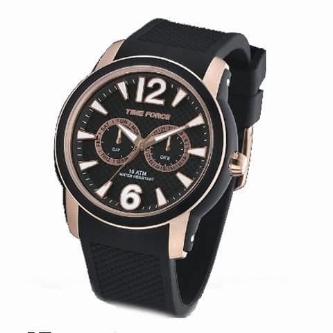 Klocka - Time Force - TF4182M16 - Kvarts - Analog - Svart