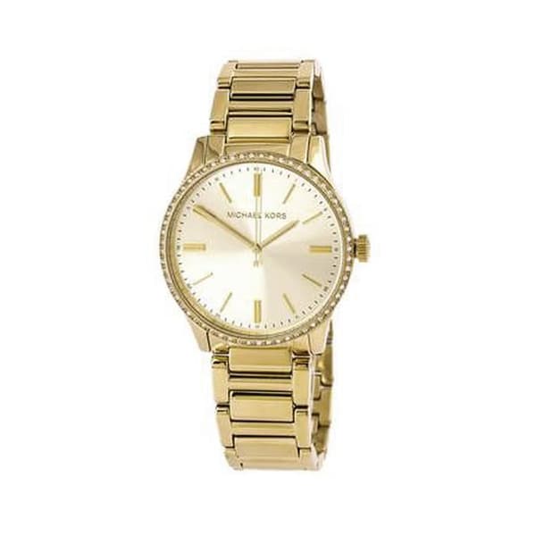 Klocka - Michael Kors - MK3808 - Gul färg - Kvinna - Elegant och modern