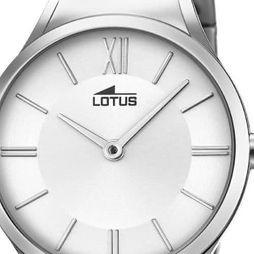 Damklocka - Lotus - Minimalistisk - Kvarts - Rostfritt stål - Silver