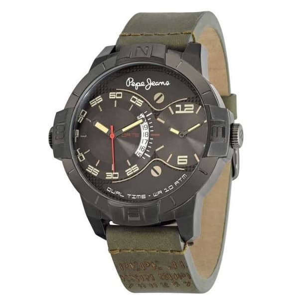 Klocka - PEPE JEANS - R2351107003 - Kvarts - Analog - Svart läder