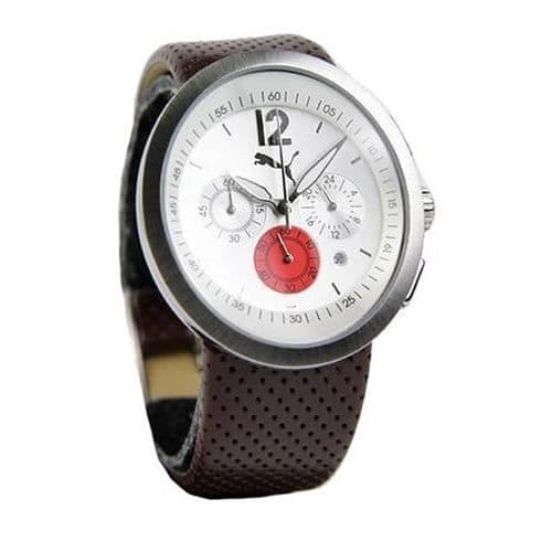 Klocka - PUMA - PU112P2B0028016 - Kvarts - Digital visning - Vit läder