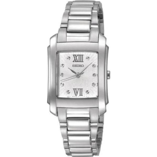 Damklocka - Seiko - SRZ379P1 - Kvarts - Analog - Silverstål