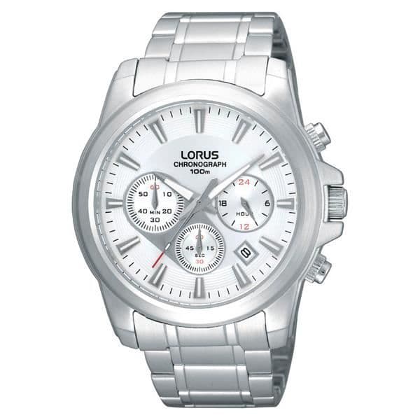 Herrklocka - LORUS WATCHES - RT327AX9 - Kvarts - Analog - Guld rostfritt stål