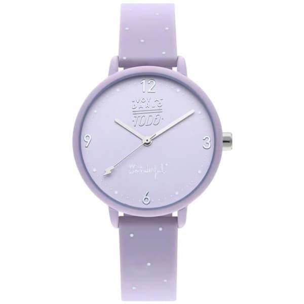 Klocka - MR WONDERFUL - HAPPY HOUR WR - Lila - Kvarts - Analogisk