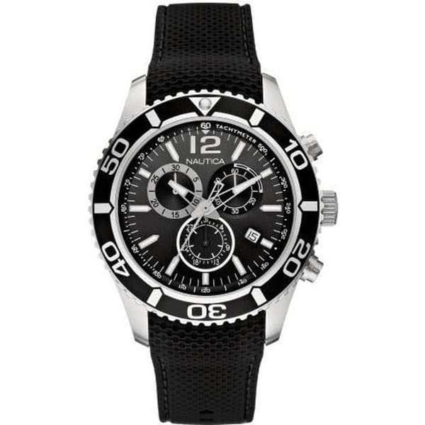 Klocka - Nautica - NST 09 A15102G - Kronograf - Multifunktion - Svart