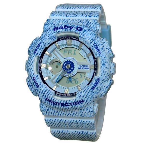 Casio Baby-g analog-digital klocka för dam Blå urtavla - Ba-110DC-2a2dr (bx049) J9URF