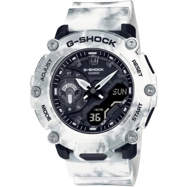 Casio GA-2200GC-7AER Herrklocka - Digital Analog Quartz - Flerfärgad plastrem
