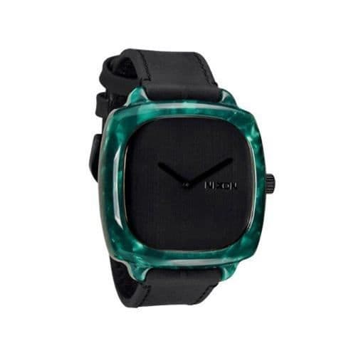 Klocka - Nixon - A1671054 - Läder - Svart - Kvarn - Analog