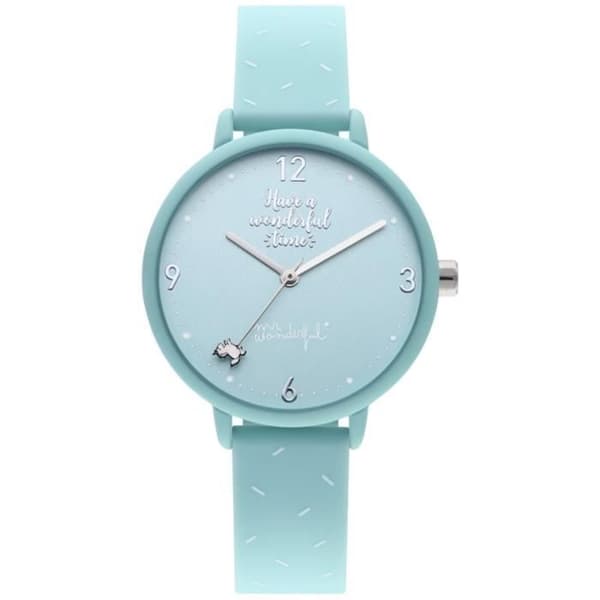 Klocka - MR WONDERFUL - HAPPY HOUR WR30200 - Kvarts - Analog - Grön