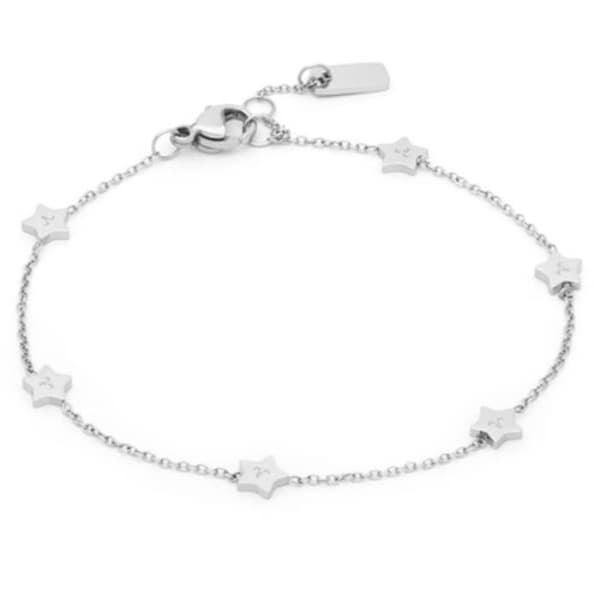 Damarmband MR WONDERFUL JOYAS SPARKLING WJ30009. Pengar. Rostfritt stål. Karbinhake.