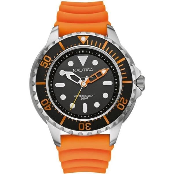 Klocka - Nautica - A18633G - Analog - Kvarts - Svart gummi