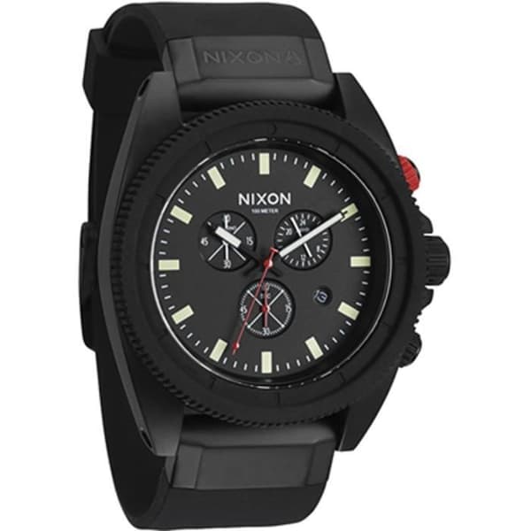 Herrklocka - NIXON - THE ROVER A290760 - Sport - Quartz - Svart - Vattentät 10 Atm