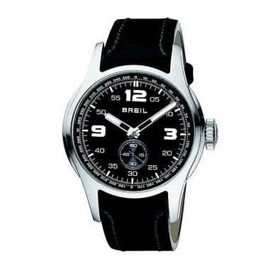 Herrklocka - BREIL - GLOBE BW0213 - Kvarts - Analog - Svart läder