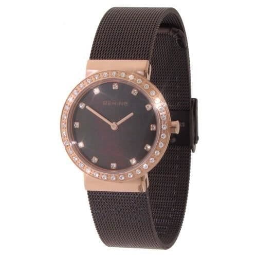 Kvinnotelefon - BERING - 10729-262 - Skinande roséguld - Tunn design - Kvarts