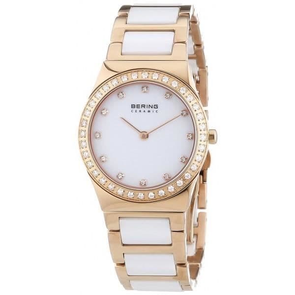 Klocka - BERING - 32430-761 - Kvarts - Analog - Vit Keramik