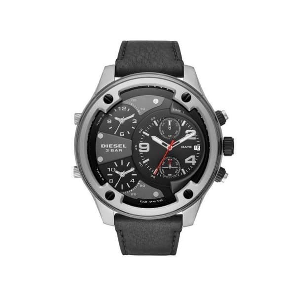 Klocka - DIESEL - DZ7415 - Läder - Svart - Unisex