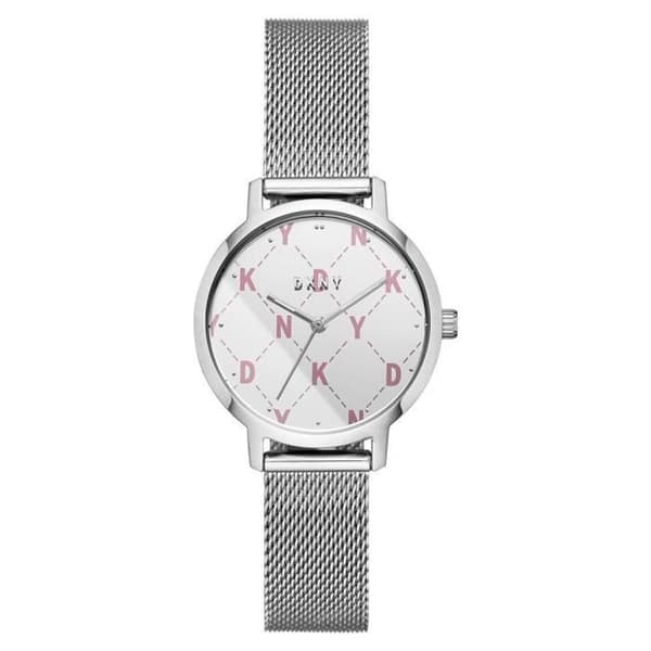 Kvinnoklocka - DKNY - NY2815 - Rostfritt Stål - Rund - Silverfärgad