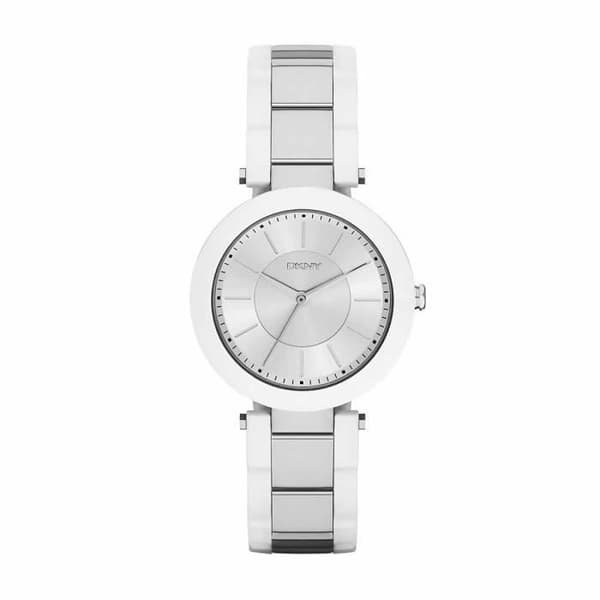 Klocka - DKNY - Keramik - Dam - Silverfärgad - Chic