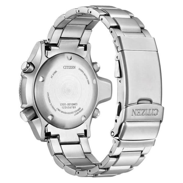 Klocka - Citizen - JP2000-67L - Kvarts - Analog - Rostfritt stål Silver