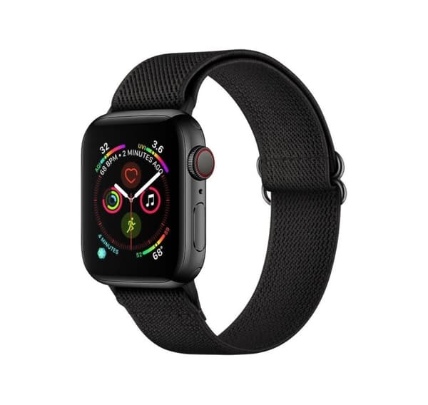 Tech-Protect kellon ranneke Mellow Apple Watch 3/4/5/6/7/SE 42/44/45mm, musta