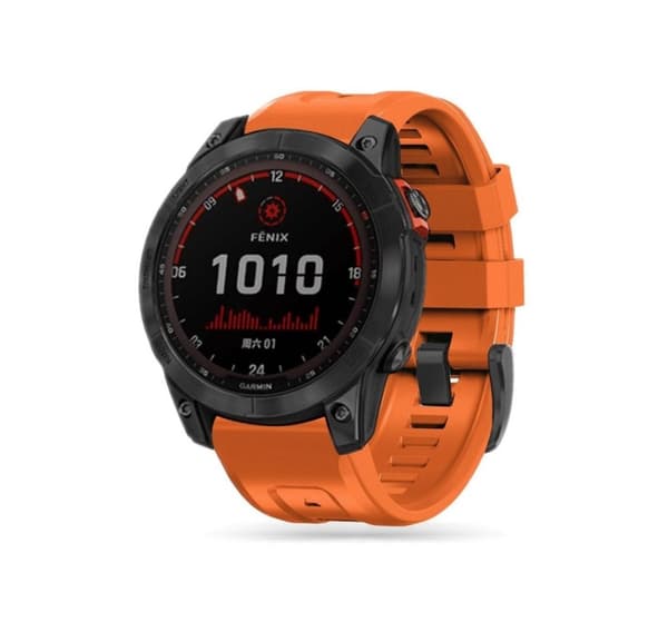 Tech-Protect klokkerem IconBand Garmin fenix 3/5X/3HR/5X Plus/6X/6X Pro/7X, oransje
