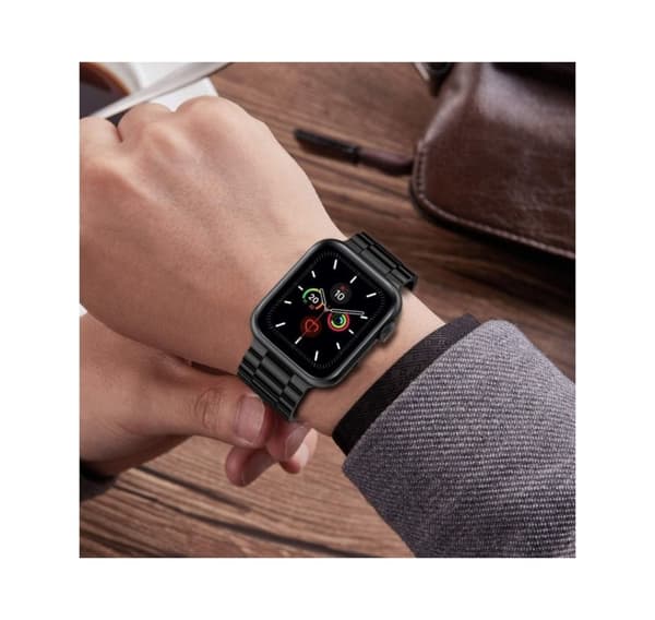 Tech-Protect klokkerem Rustfri Apple Watch 42/44mm, svart