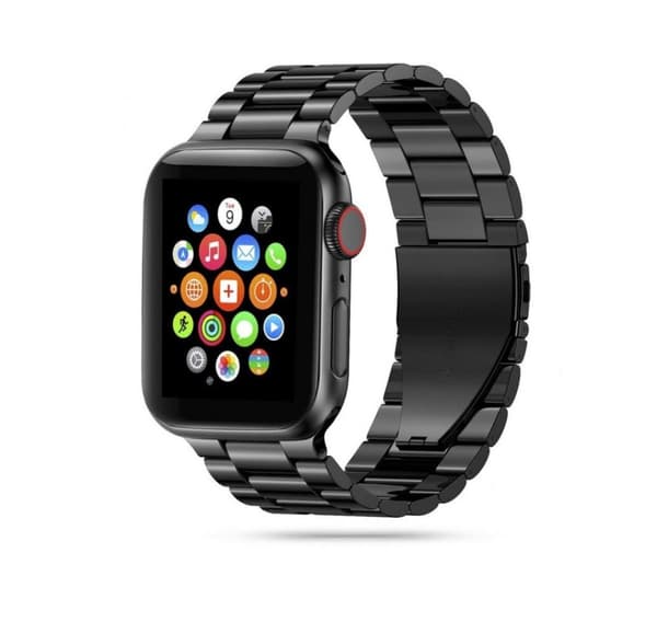 Tech-Protect klokkerem Rustfri Apple Watch 42/44mm, svart