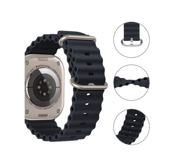 Tech-Protect klokkerem IconBand Pro Apple Watch 42/44/45/49 mm, svart