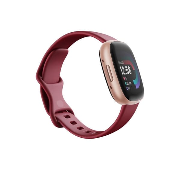 Fitbit Versa 4, rödbetsjuice/kopparros