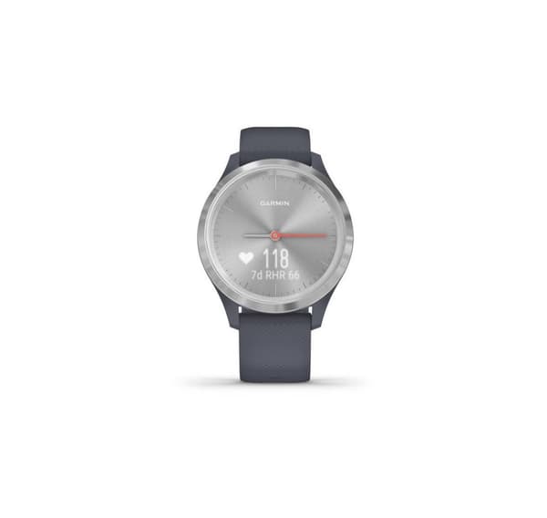 Garmin vivomove 3S Sport, silver/granitblå