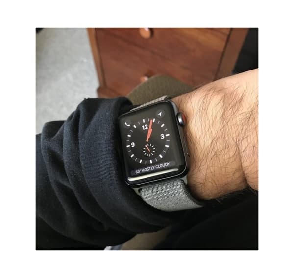 Tech-Protect kellon ranneke Nylon Apple Watch 42/44mm, tumma oliivi