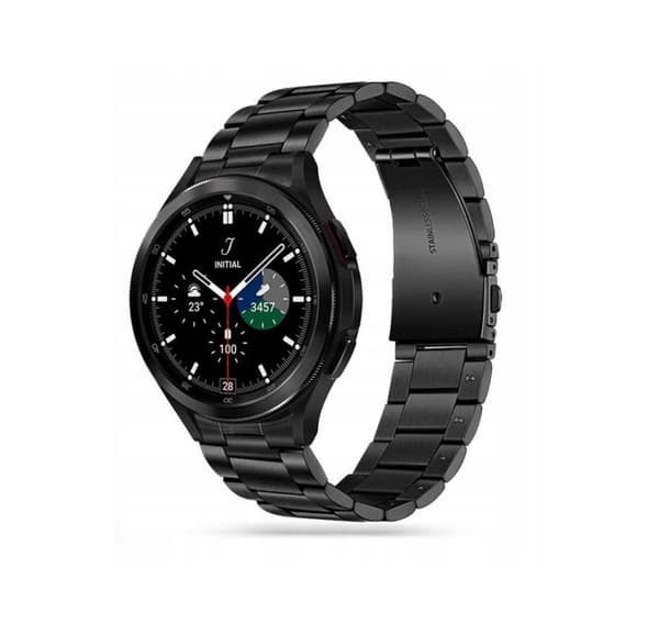Tech-Protect klockarmband Rostfritt Samsung Galaxy Watch4, svart