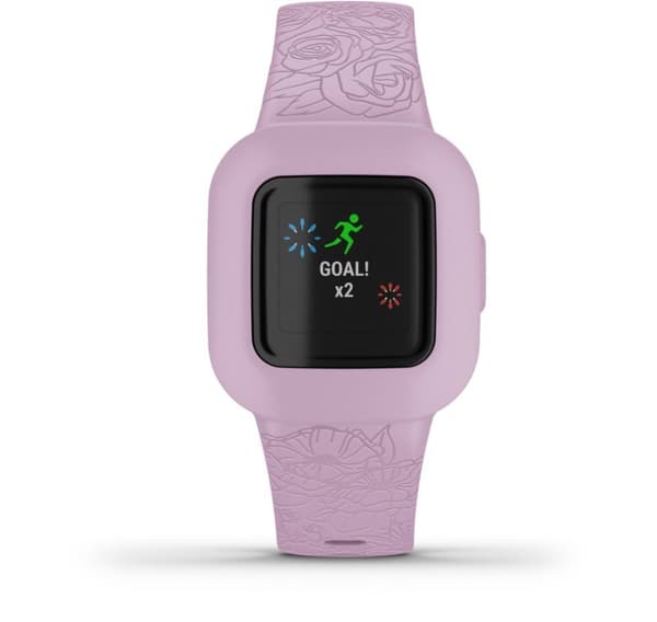 Garmin aktivitetsmåler for barn Vivofit Jr.3, lilla blomster