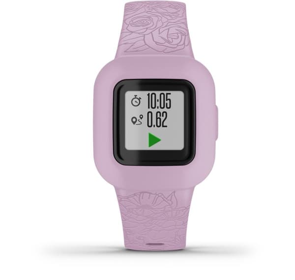 Garmin aktivitetsmåler for barn Vivofit Jr.3, lilla blomster