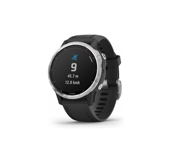 Garmin Fenix 6S Solar, silver/svart