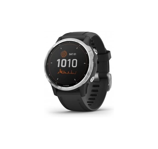 Garmin Fenix 6S Solar, silver/svart