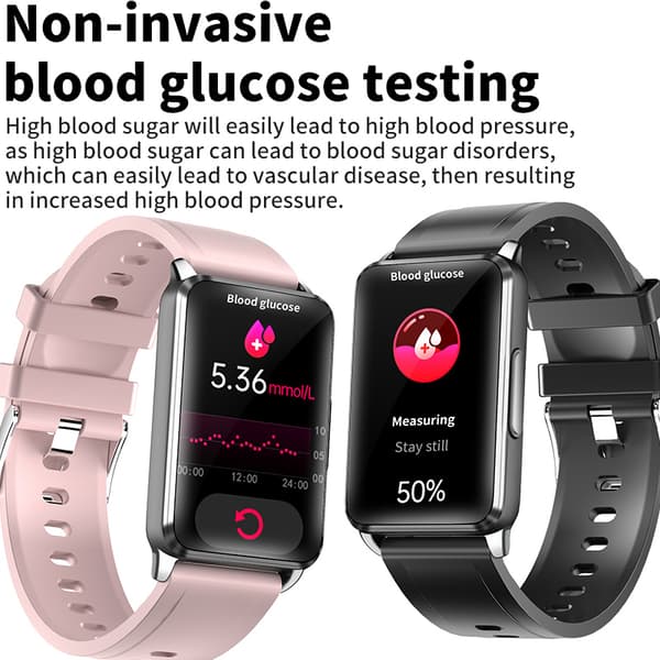 INF Smartur med EKG, puls, blodilt, søvnmonitor Lyserød
