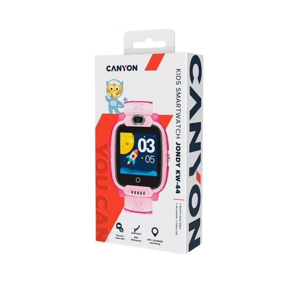 Canyon smartklokke for barn Jondy KW-44, rosa